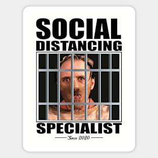 Dr Hannibal Lecter Social Distancing Specialist Magnet